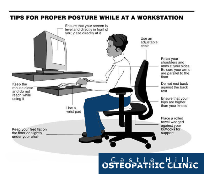 Some Tips For Proper Posture At Your Office Desk